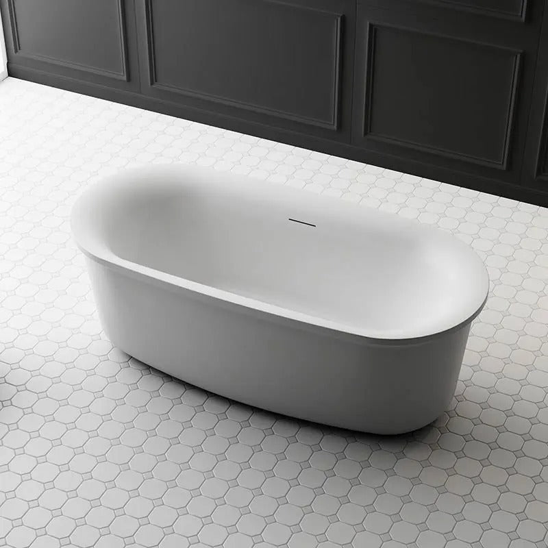 soaking freestanding bath tub integrated overflow bathtub