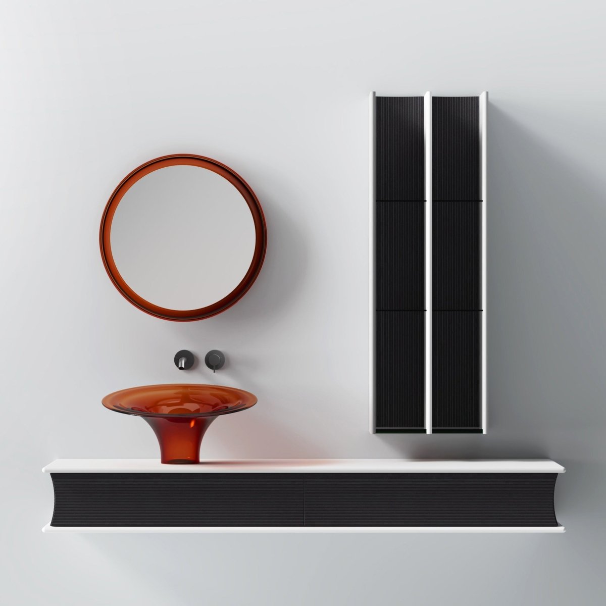 luxury bathroom vanity cabinet mirror