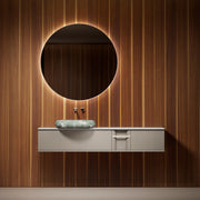 MonBlari CIRCUS Series contemporary marble single sink bathroom vanity