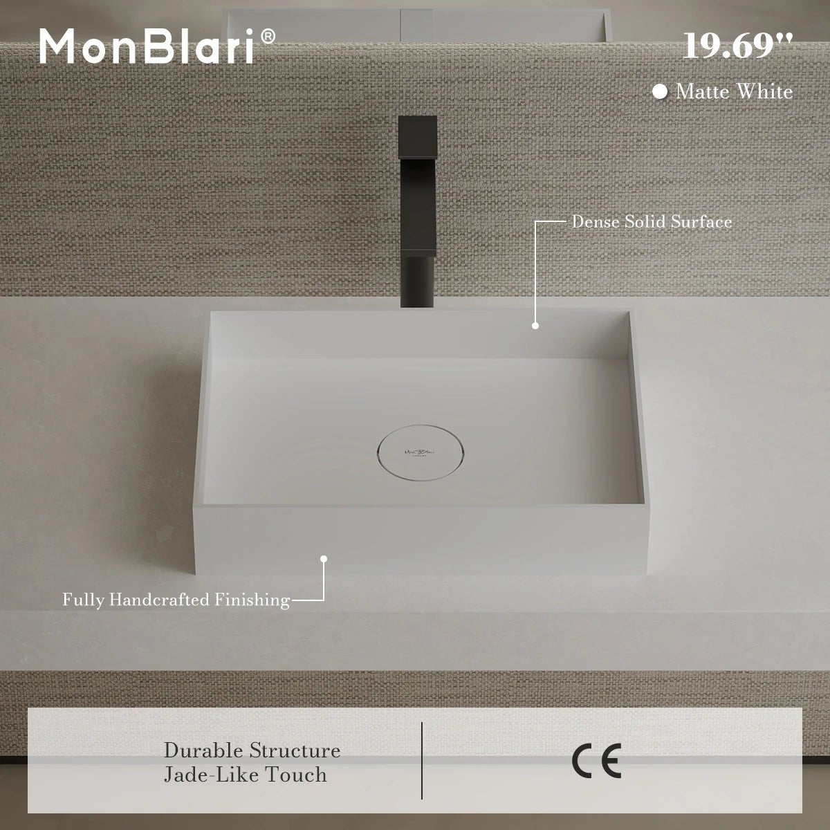 modern solid surface bathroom sink wash basin