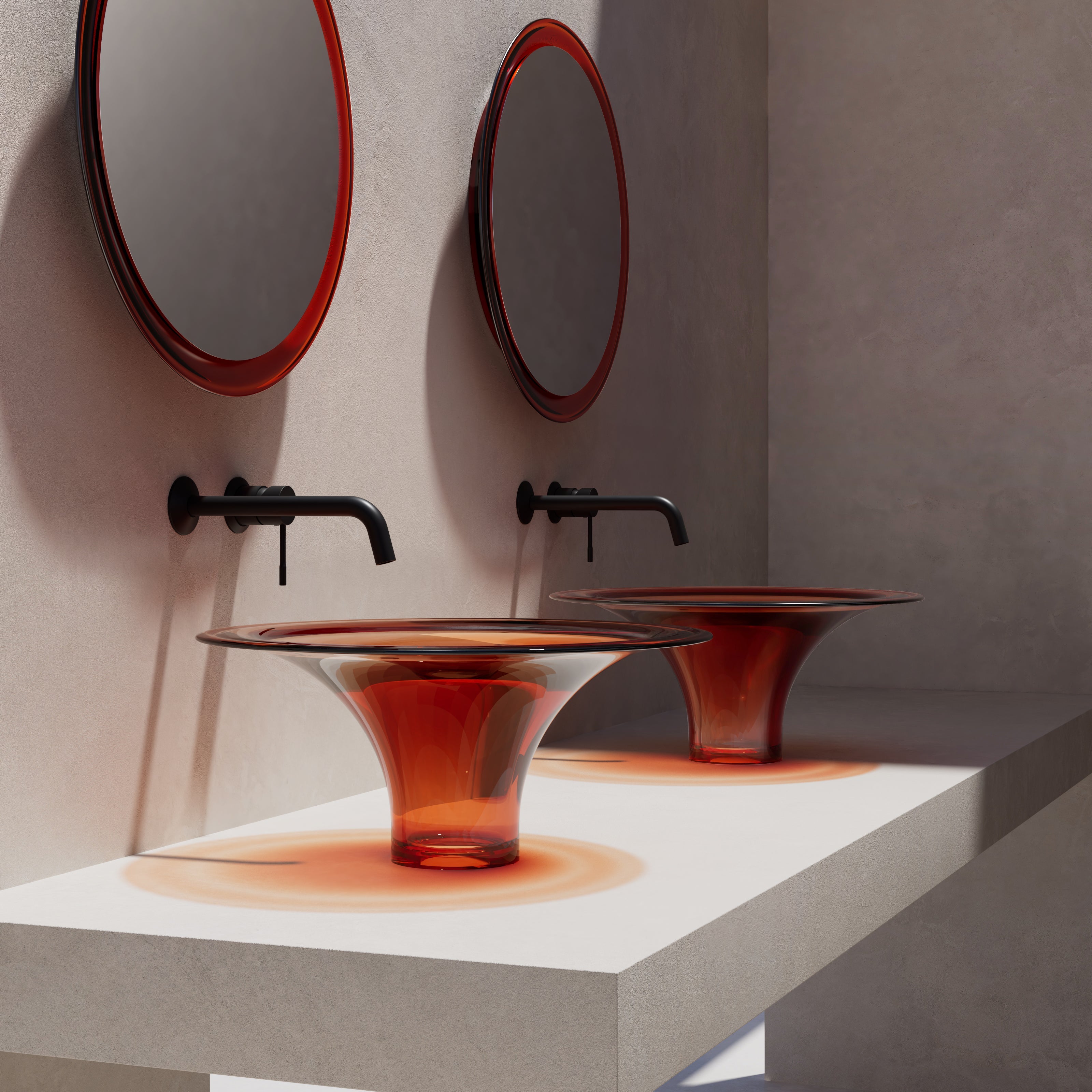 luxury Spring Series wash basin vessel sink