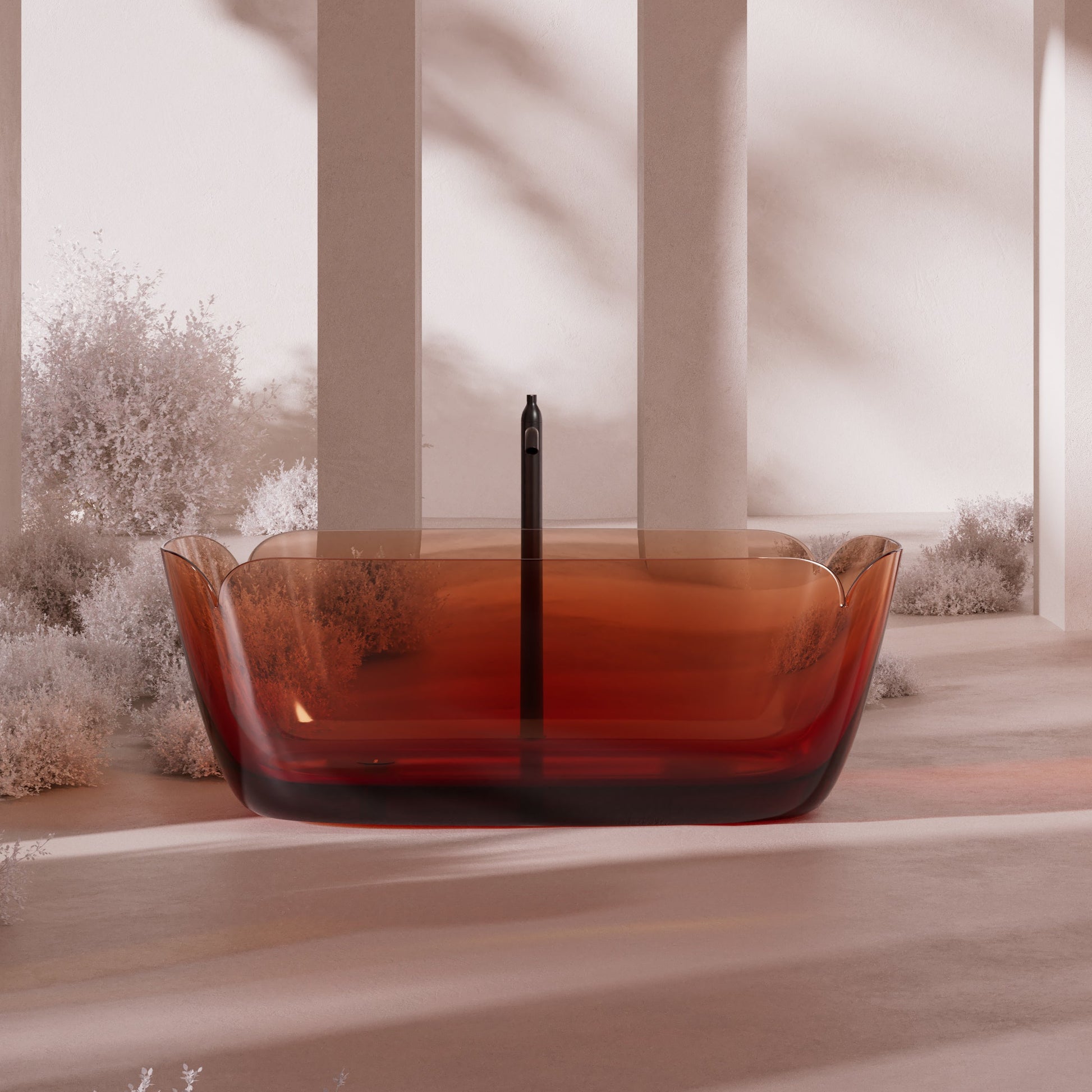 FLOWER Series fashion bathtub freestanding bath tub