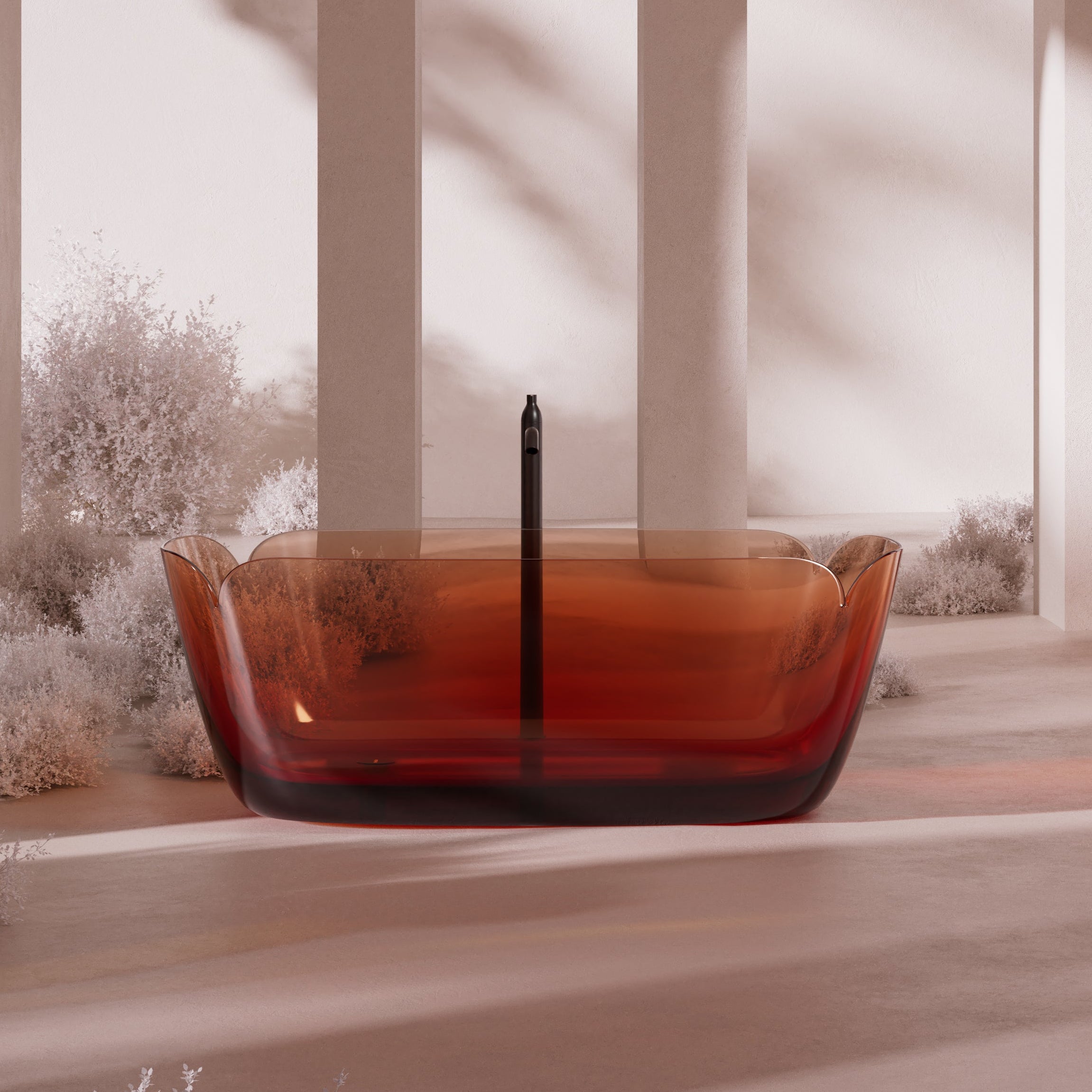 FLOWER Series fashion bathtub freestanding bath tub
