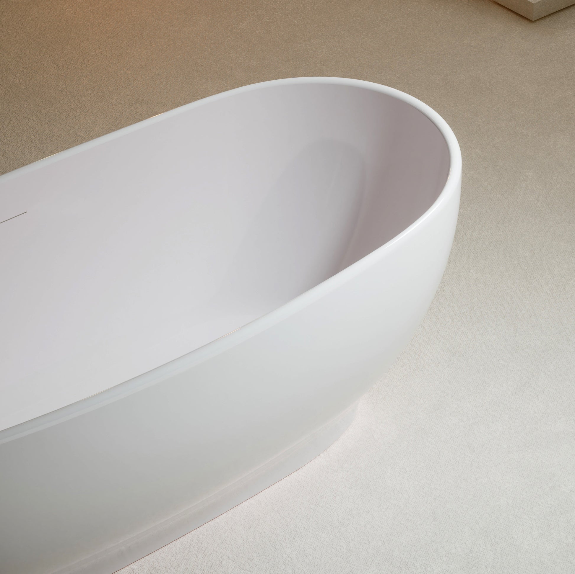 acrylic freestanding bathtub with refined modern style