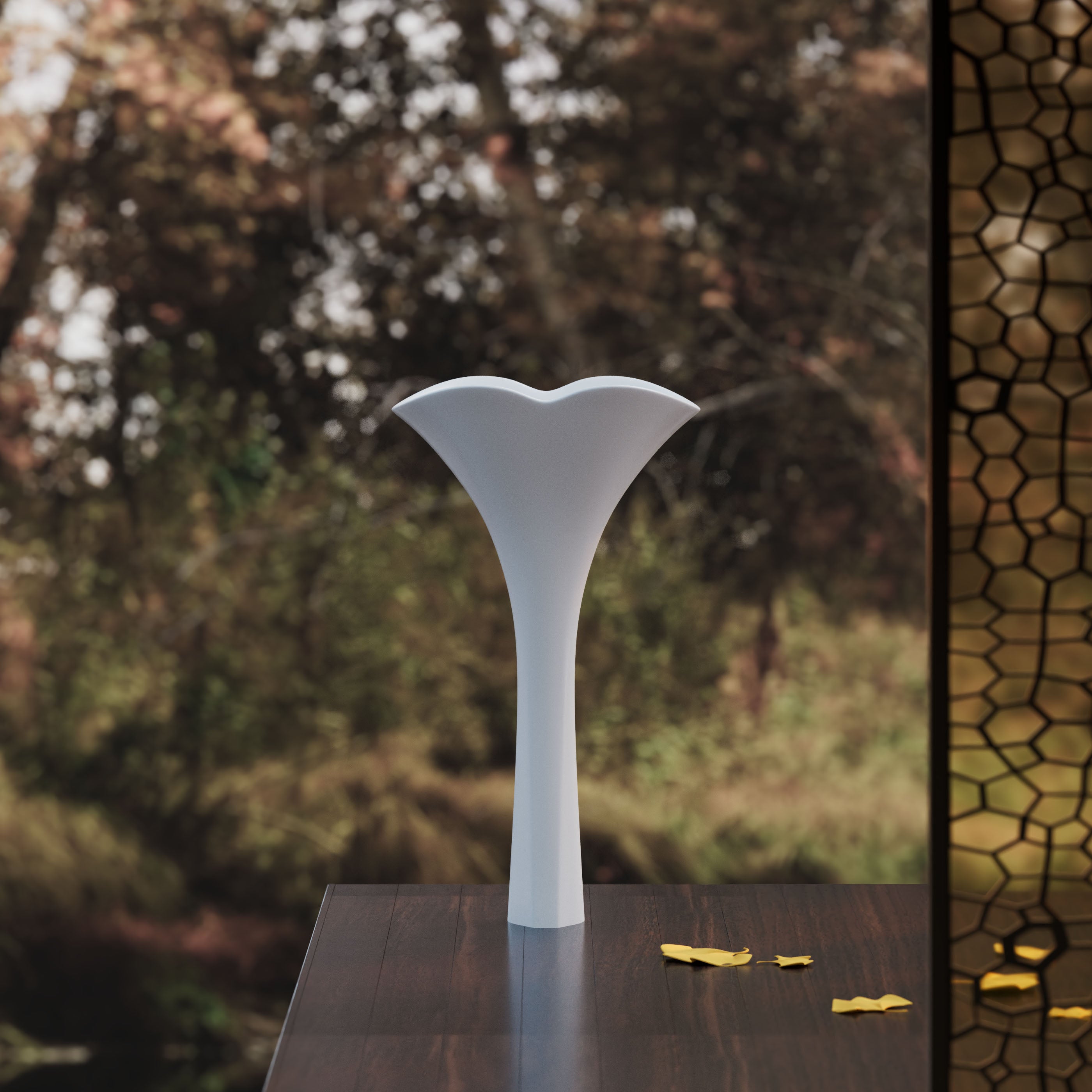 GINKNOVA Series freestanding pedestal sink with refined modern form