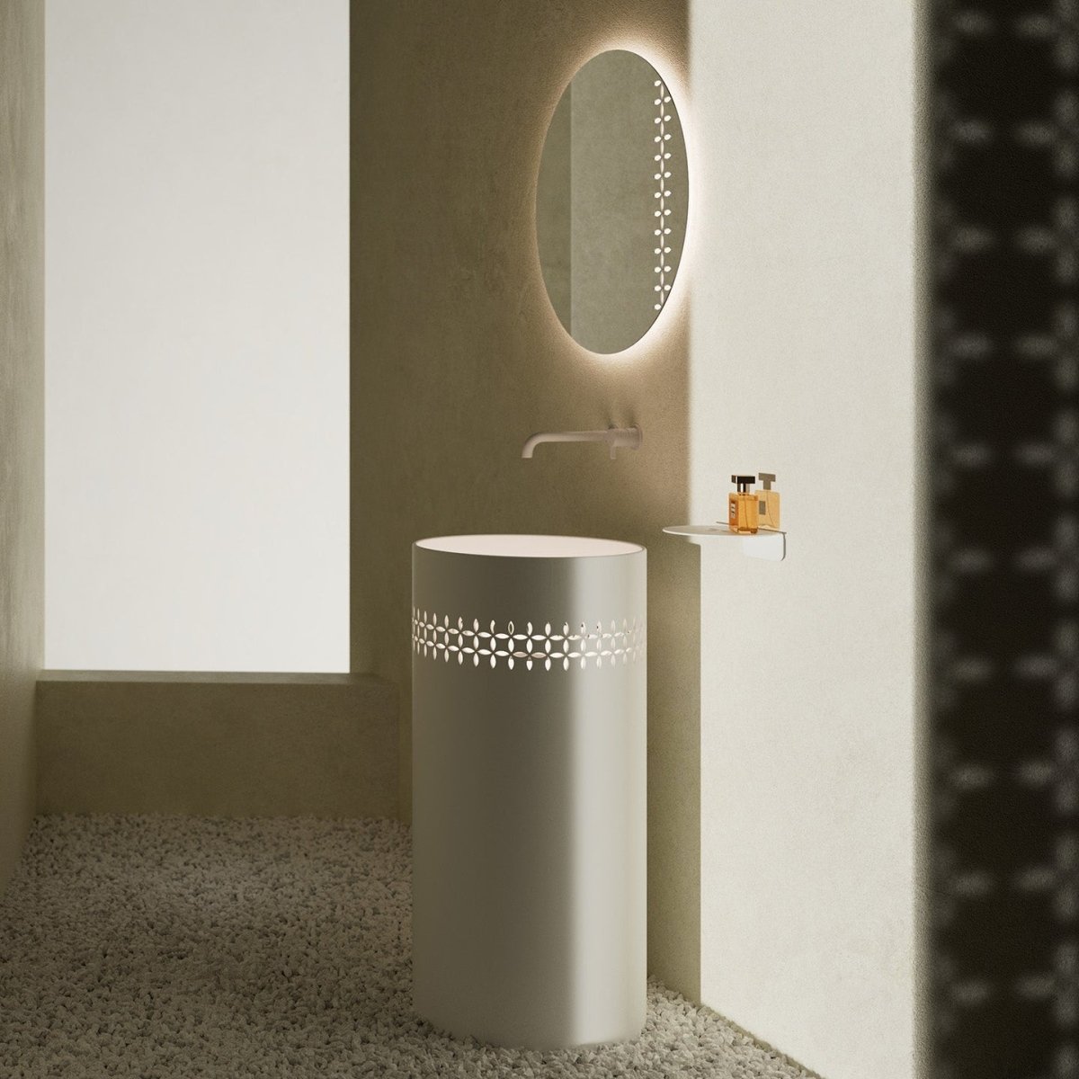 luxury pedestal sink bathroom wash basin