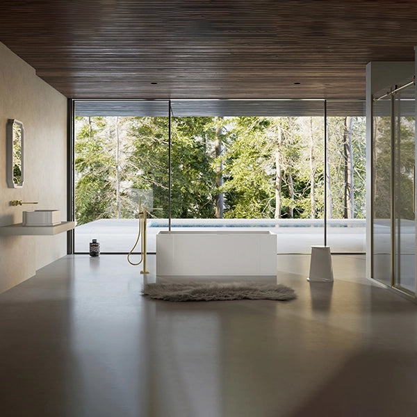 modern solid surface bath tub luxury bathtub