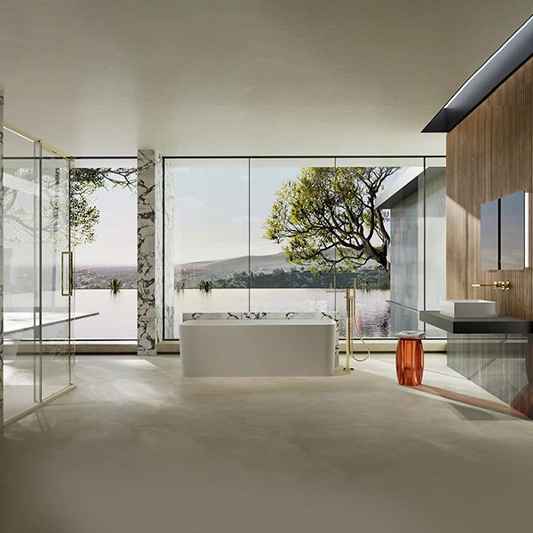 modern solid surface freestanding bathtub soaking tub