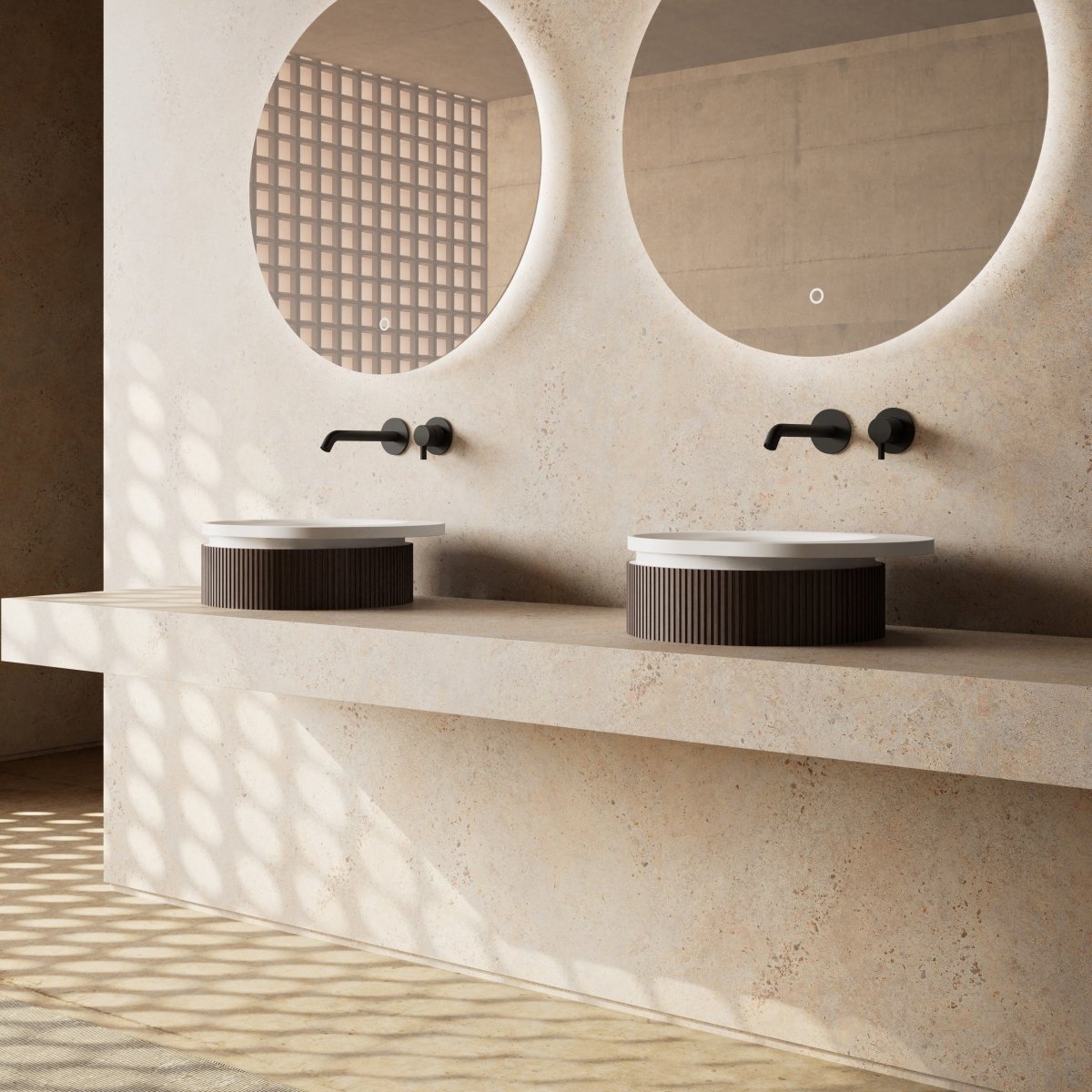 FOREST Series vessel sink with clean sculptural form
