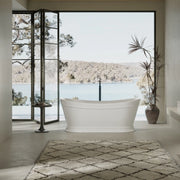 MonBlari double slipper acrylic soaking tub for modern bathroom