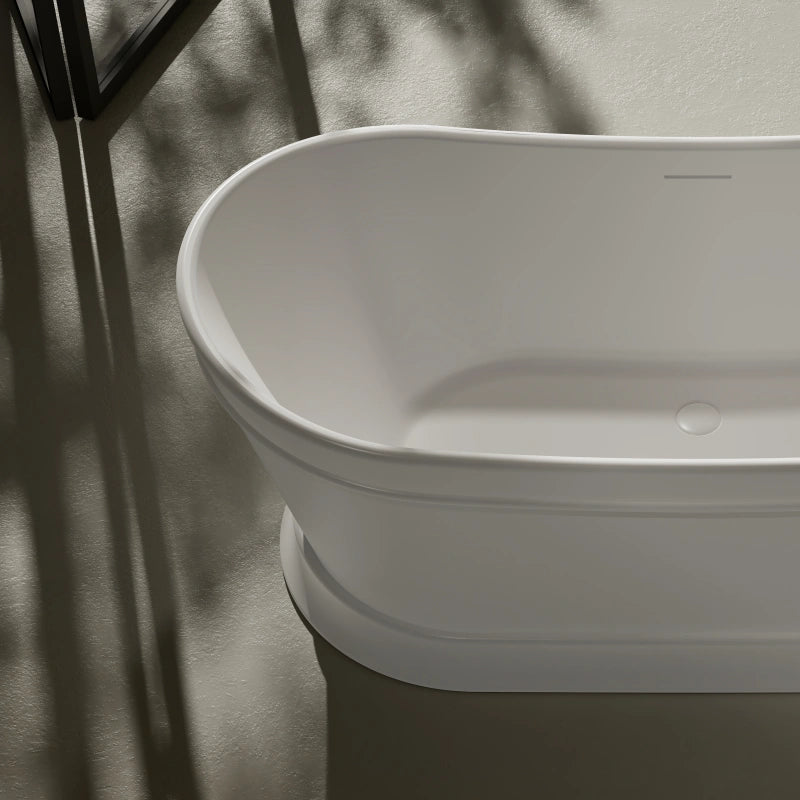 MonBlari double slipper bathtub with ergonomic raised ends for comfortable soaking