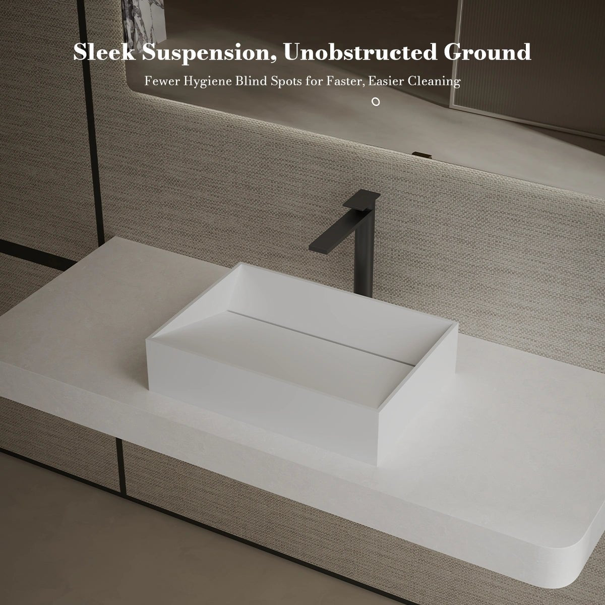 VERVE Series vessel sink with timeless modern style
