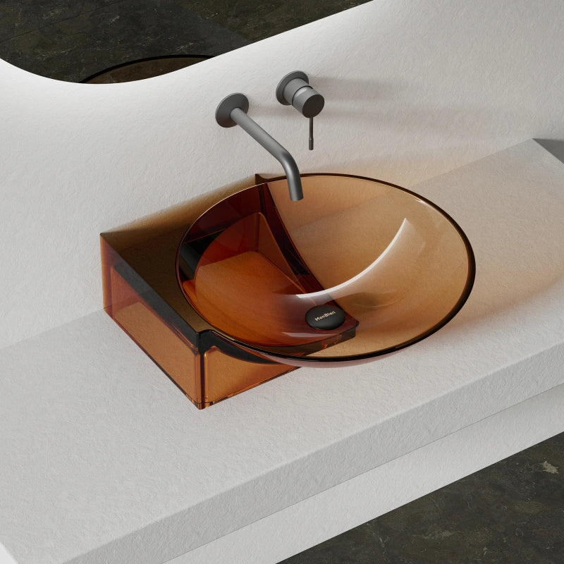 MonBlari Floating Series resin countertop bathroom sink