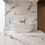 acrylic freestanding bath tub ribbed bathtub