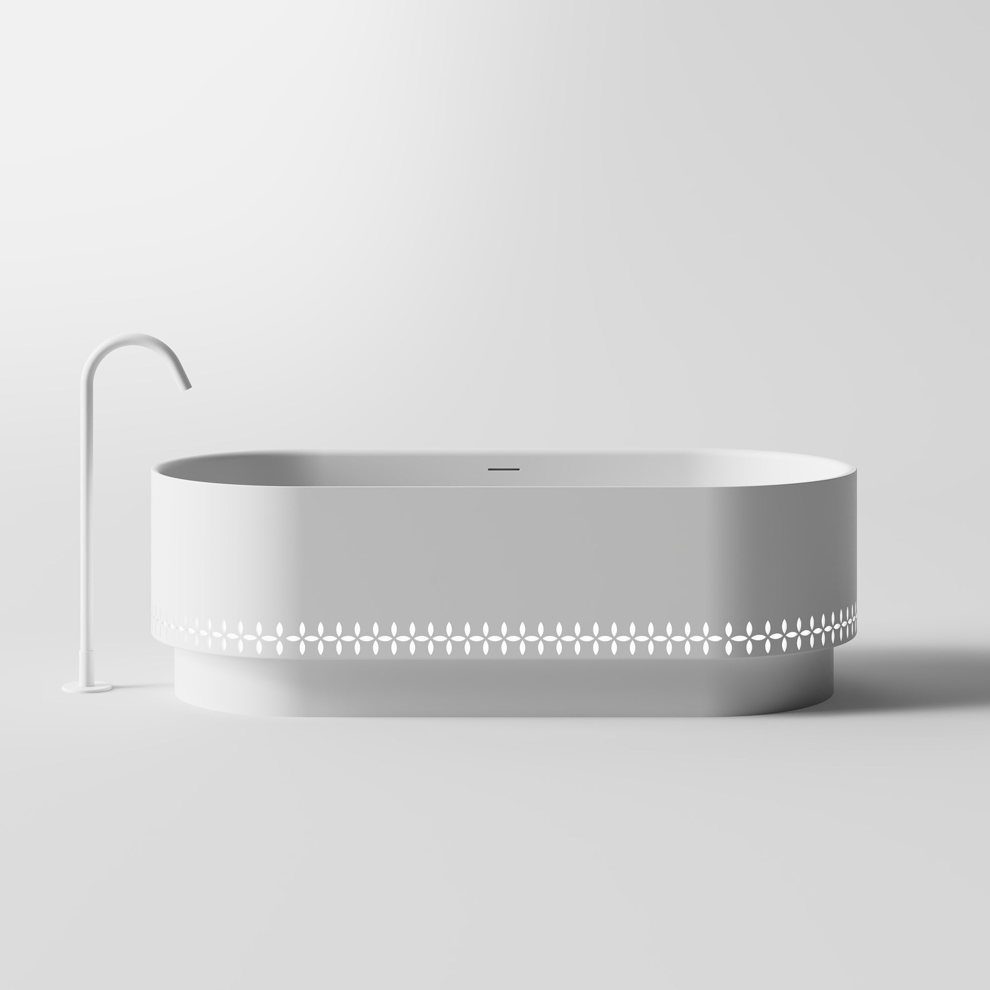 Linglong Series bathtub for bathroom installation