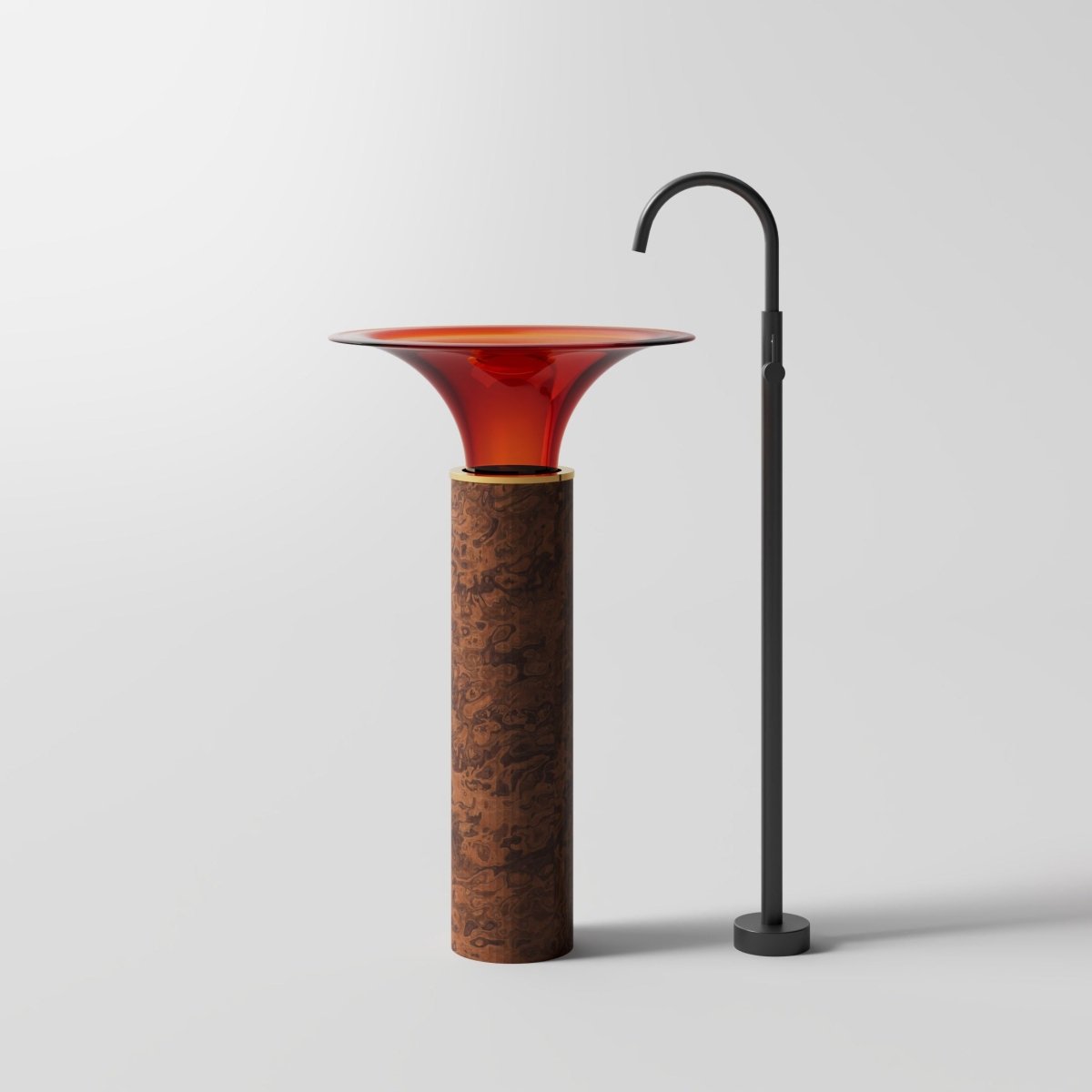 modern wash basin Spring Series pedestal sink