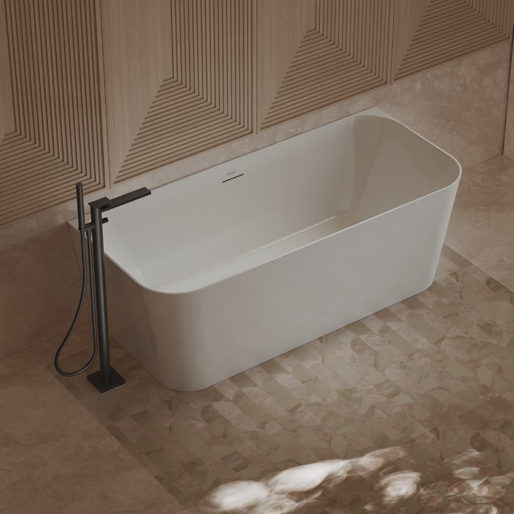 acrylic bath tub rectangular freestanding bathtub