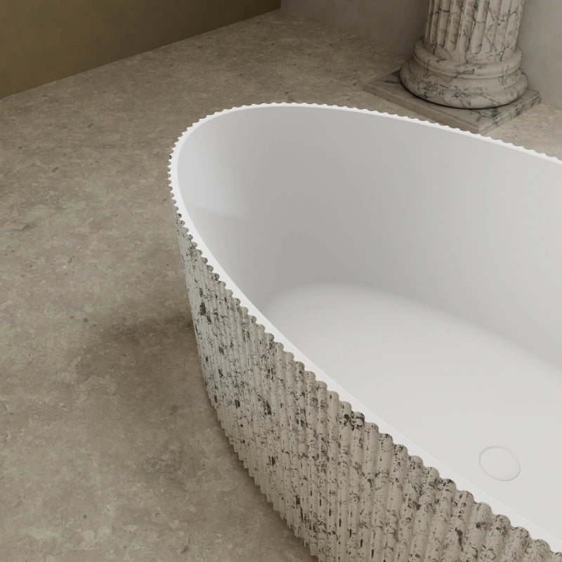 fluted soaking bath luxury bathtub bath tub