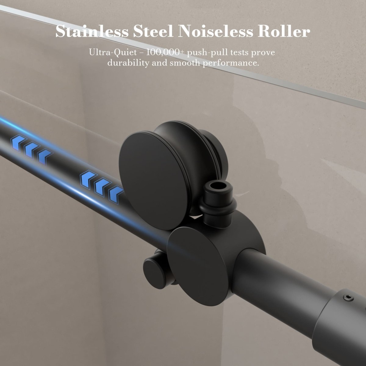 Monblari T-shaped Sliding Glass Shower Door