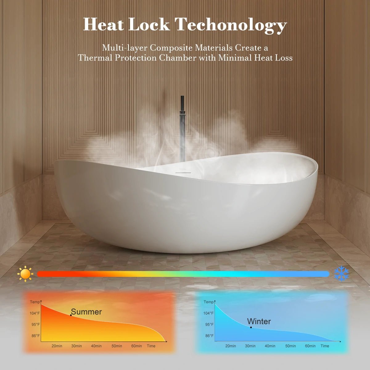 modern soaking tub acrylic freestanding bath
