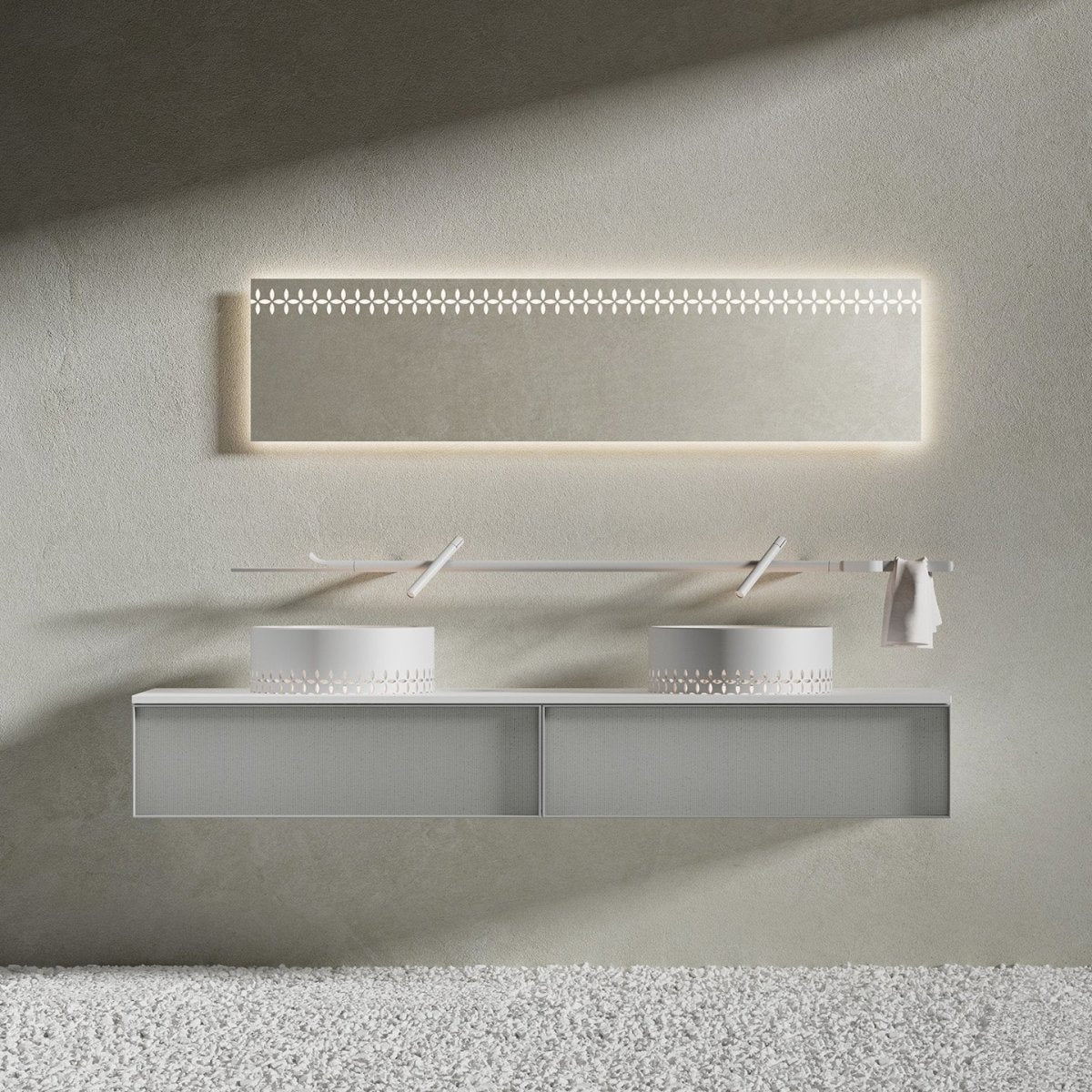 Linglong Series bathroom vanity with clean modern lines