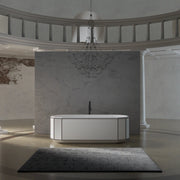 BERYL Series bathtub with black rim for modern bathrooms