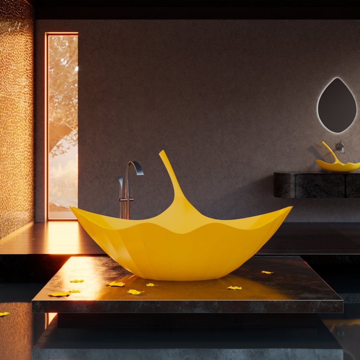 GINKNOVA Series freestanding bathtub for modern bathroom spaces