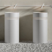 Linglong Series pedestal sink with clean modern silhouette