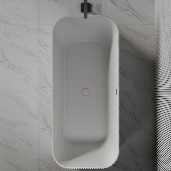 Contemporary luxury solid surface freestanding bathtub for modern bathroom