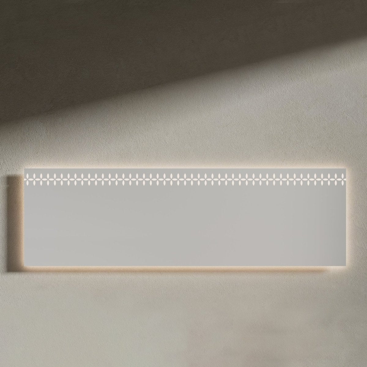 Linglong Series wall mounted mirror with clean modern frame