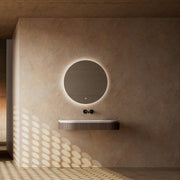 FOREST Series wall mounted sink with fluted surfaace design