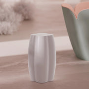 Modern matte white solid surface shower stool for walk-in shower