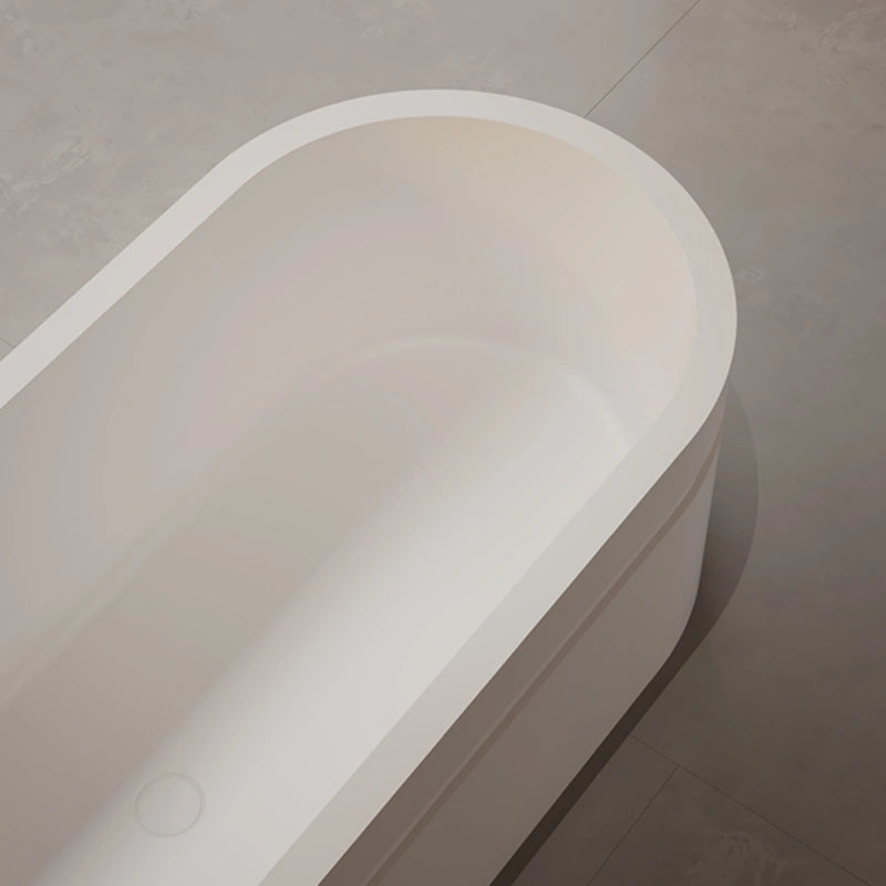 Premium MonBlari solid surface bathtub with seamless matte finish