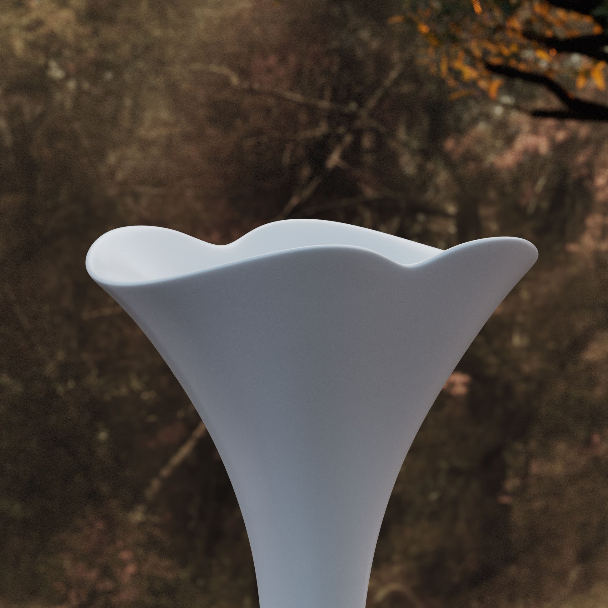 GINKNOVA Series pedestal sink with simple functional design