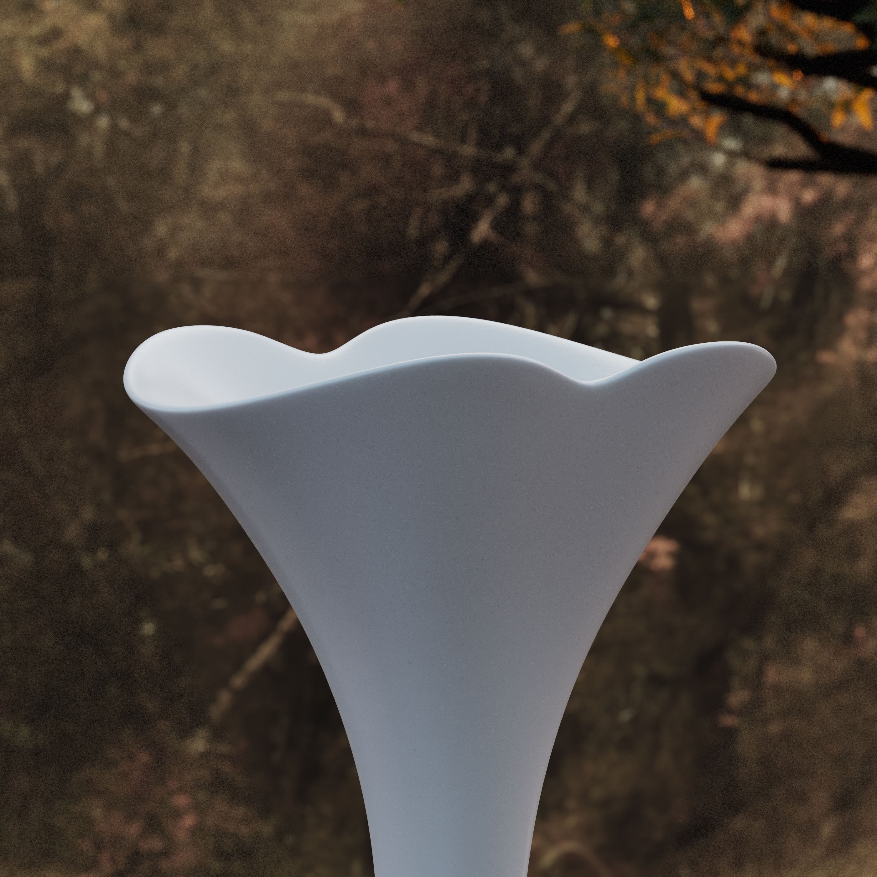 GINKNOVA Series pedestal sink with simple functional design