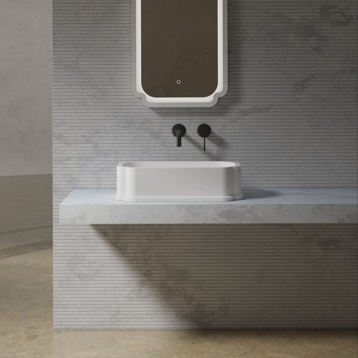 CHLOÉ Series vessel sink with clean minimalist design