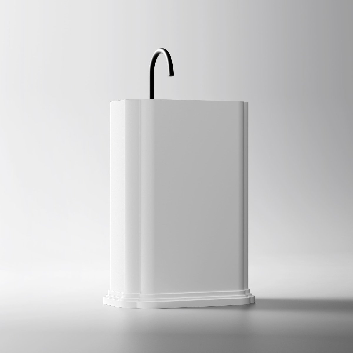 CHLOÉ Series pedestal sink with elegant simple design