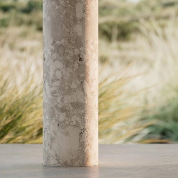 Montage freestanding pedestal wash basin for modern powder room