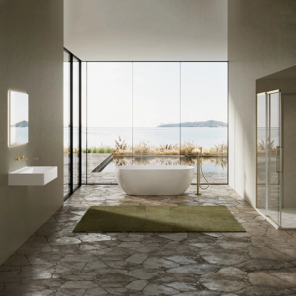 modern acrylic freestanding bathtub soaking tub