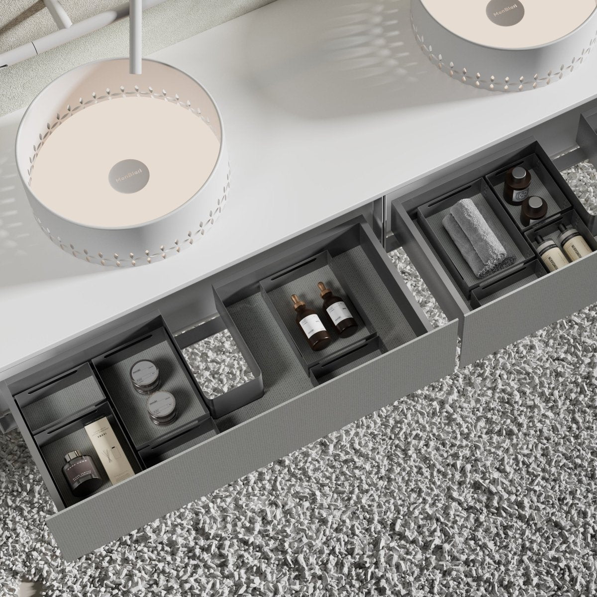 Linglong Series premium bathroom vanity for contemporary spaces