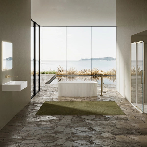 modern solid surface freestanding bathtub soaking tub