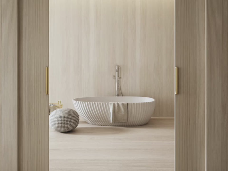 white solid surface bathtub for bathroom