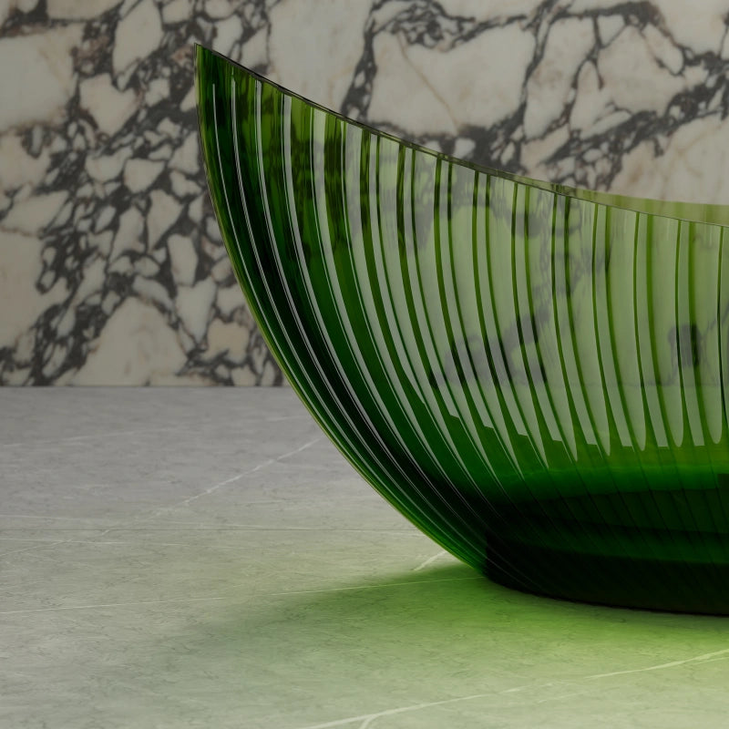 Luxury double slipper resin bathtub for contemporary bathroom