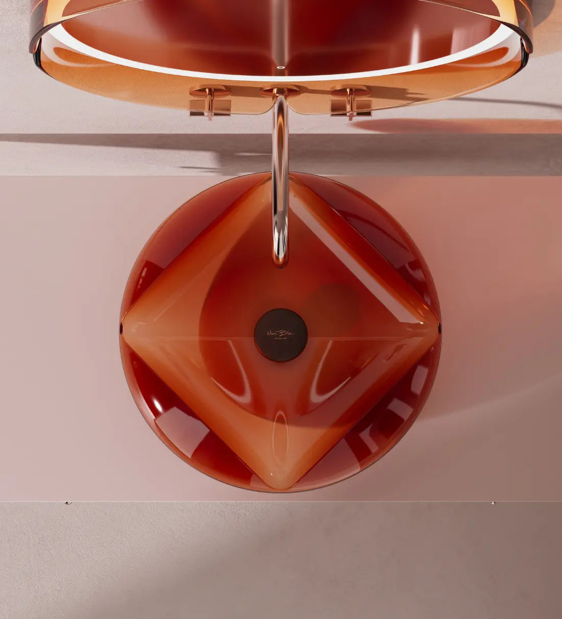 Luxury single sink vanity unit for contemporary bathroom