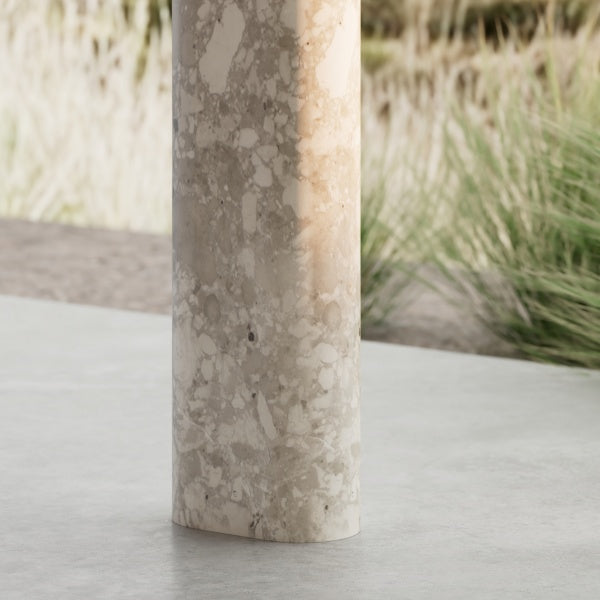 Freestanding natural marble bathroom basin by MonBlari