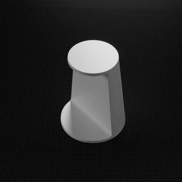 SWING Series matte white solid surface shower stool