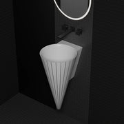 SWING Series solid surface wall mount bathroom sink