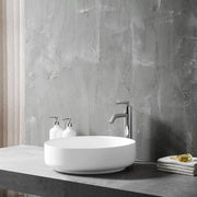 Premium white round bathroom sink